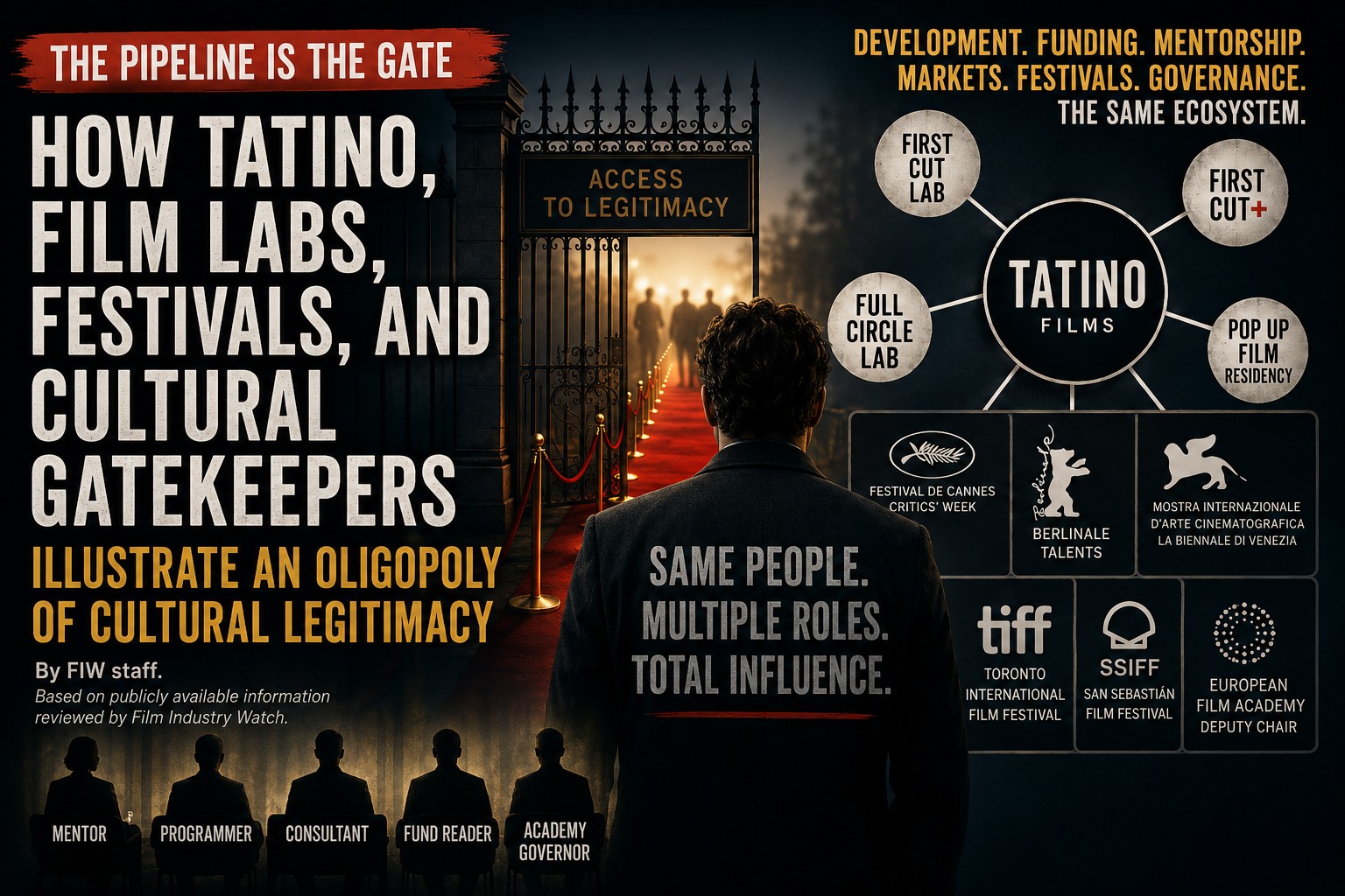 Tatino film labs and cultural gatekeeping pipeline